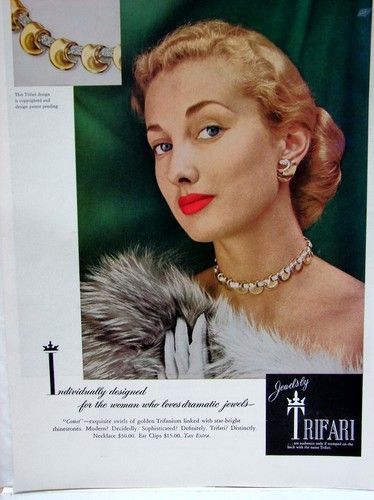 Trifari 1940s jewellery